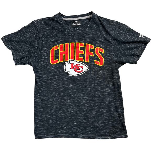 Kansas City Chiefs Tyreek Hill Fanatics Short Sleeve Black TShirt Mens Small - Picture 1 of 8